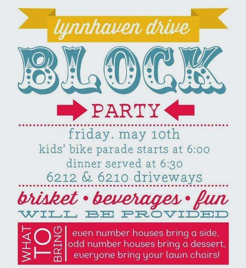 49 Format Block Party Invitation Template in Photoshop with Block Party Invitation Template