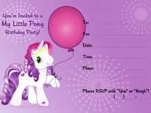 49 How To Create My Little Pony Birthday Invitation Template in Word by My Little Pony Birthday Invitation Template