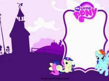 49 Online My Little Pony Birthday Invitation Template With Stunning Design with My Little Pony Birthday Invitation Template