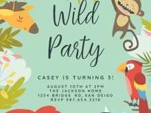 50 Best Jungle Party Invitation Template Free Now for Jungle Party Invitation Template Free