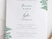 50 Blank Greenery Wedding Invitation Template For Free for Greenery Wedding Invitation Template