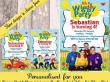 50 Create Wiggles Birthday Invitation Template Maker with Wiggles Birthday Invitation Template