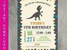 50 Format Dinosaur Birthday Invitation Template for Ms Word for Dinosaur Birthday Invitation Template