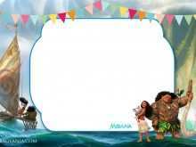 50 Free Printable Baby Moana Birthday Invitation Template Maker for Baby Moana Birthday Invitation Template