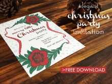 50 Free Printable Elegant Christmas Party Invitation Template Free Download in Word with Elegant Christmas Party Invitation Template Free Download