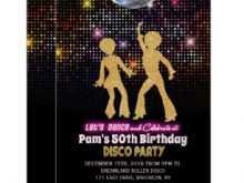 50 How To Create Disco Party Invitation Template Download with Disco Party Invitation Template