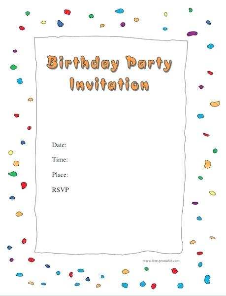 50 Printable Birthday Invitation Template For Adults for Ms Word by Birthday Invitation Template For Adults
