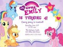 50 Printable My Little Pony Birthday Invitation Template in Word by My Little Pony Birthday Invitation Template