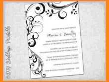 50 Report Wedding Invitation Template Microsoft Word For Free by Wedding Invitation Template Microsoft Word