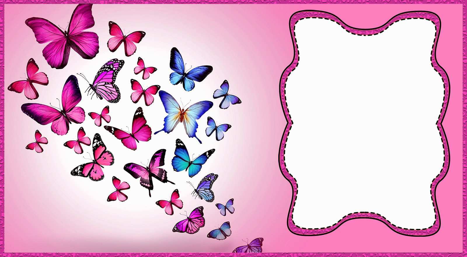 51 Create Birthday Invitation Template Butterfly Party in Photoshop with Birthday Invitation Template Butterfly Party