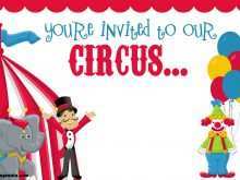 51 Creating Circus Birthday Invitation Template Free in Photoshop with Circus Birthday Invitation Template Free
