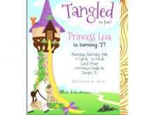 Rapunzel Birthday Invitation Template