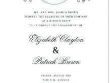 51 Customize Formal Invitation Template For Dinner Maker with Formal Invitation Template For Dinner