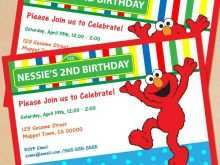 51 Customize Our Free Elmo Birthday Invitation Template Templates by Elmo Birthday Invitation Template