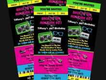 51 Customize Our Free Free 90S Party Invitation Template Now by Free 90S Party Invitation Template
