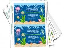 51 Customize Our Free Under The Sea Birthday Invitation Template in Photoshop for Under The Sea Birthday Invitation Template