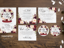 51 Customize Our Free Wedding Invitation Template Burgundy in Photoshop by Wedding Invitation Template Burgundy