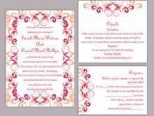 51 Customize Our Free Wedding Invitation Template Red Download by Wedding Invitation Template Red