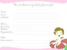 51 Free Printable Blank Baby Shower Invitation Template PSD File for Blank Baby Shower Invitation Template