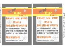 51 Online Nerf War Birthday Invitation Template Now for Nerf War Birthday Invitation Template