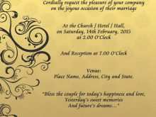 51 Standard Invitation Card Format For Marriage With Stunning Design by Invitation Card Format For Marriage