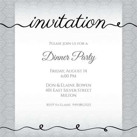 Dinner Party Invitation Template from legaldbol.com