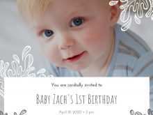 52 Blank Birthday Invitation Template For Baby Boy For Free by Birthday Invitation Template For Baby Boy