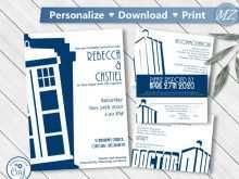 52 Customize Doctor Who Wedding Invitation Template Download with Doctor Who Wedding Invitation Template