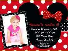 52 Customize Minnie Mouse Party Invitation Template Layouts for Minnie Mouse Party Invitation Template