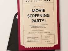 52 Format Party Invitation Movie Template PSD File by Party Invitation Movie Template