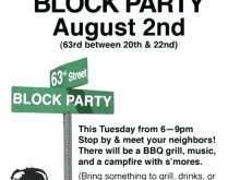 52 Free Neighborhood Party Invitation Template Templates for Neighborhood Party Invitation Template