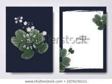 Botanical Wedding Invitation Template