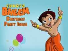 52 Free Printable Chota Bheem Birthday Invitation Template for Ms Word by Chota Bheem Birthday Invitation Template