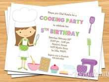 52 Report Cooking Party Invitation Template Free With Stunning Design with Cooking Party Invitation Template Free