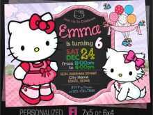 53 Best Hello Kitty Blank Invitation Template Formating for Hello Kitty Blank Invitation Template