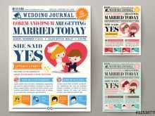 53 Best Newspaper Wedding Invitation Template in Photoshop by Newspaper Wedding Invitation Template