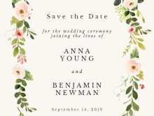 53 Best Save The Date Wedding Invitation Template With Stunning Design for Save The Date Wedding Invitation Template