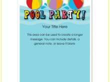 53 Create Swimming Party Invitation Template With Stunning Design for Swimming Party Invitation Template