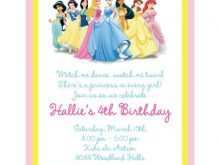 53 Creative Disney Princess Birthday Invitation Template Layouts with Disney Princess Birthday Invitation Template