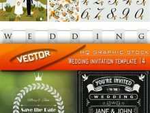 53 Customize Stock Vector Wedding Invitation Template 14 PSD File for Stock Vector Wedding Invitation Template 14