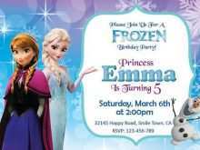 53 How To Create Frozen Party Invitation Template Download for Ms Word for Frozen Party Invitation Template Download
