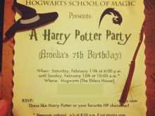 53 Online Harry Potter Birthday Invitation Template Templates by Harry Potter Birthday Invitation Template