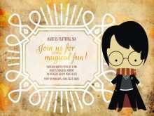 53 Printable Harry Potter Party Invitation Template With Stunning Design with Harry Potter Party Invitation Template