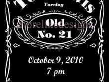 53 Report Jack Daniels Party Invitation Template Free With Stunning Design for Jack Daniels Party Invitation Template Free
