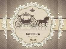 Retro Invitation Template Vector Free Download