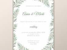 53 The Best Botanical Wedding Invitation Template Maker with Botanical Wedding Invitation Template