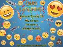 54 Customize Emoji Birthday Party Invitation Template Free Templates for Emoji Birthday Party Invitation Template Free