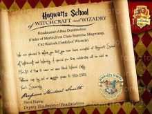 54 Customize Free Harry Potter Birthday Invitation Template Formating for Free Harry Potter Birthday Invitation Template