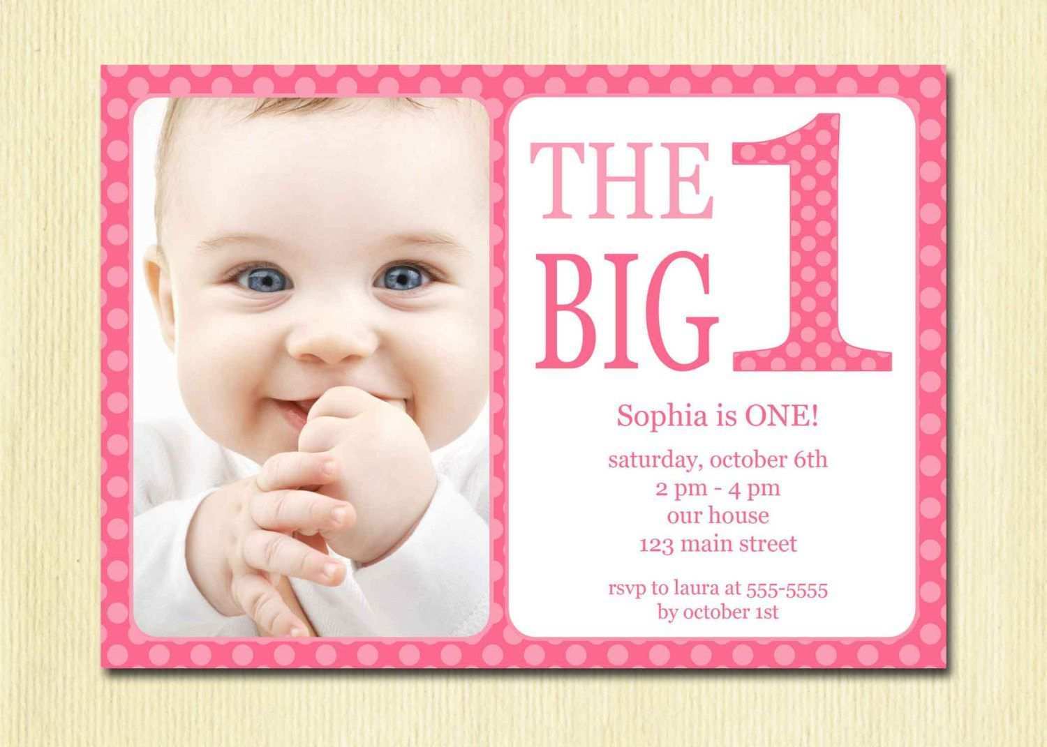 54 Customize Our Free Baby Birthday Invitation Template for Ms Word by Baby Birthday Invitation Template