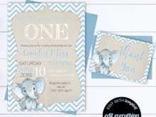 54 Customize Our Free Elephant Birthday Invitation Template for Ms Word with Elephant Birthday Invitation Template